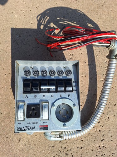 Generator transfer switch - transfer,